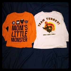 Boys 3T long sleeve holiday shirts